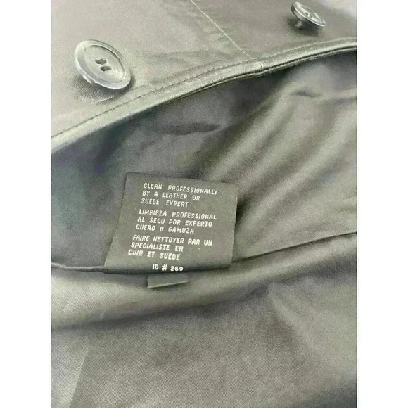 JLC New York Outerwear leather jacket, size M, Imported, color black, button up - Picture 7 of 7